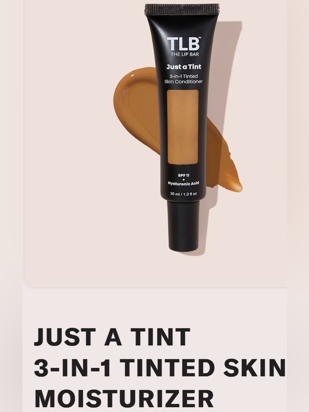 TLB JUST A TINT 3-IN-1 TINTED SKIN MOISTURIZER